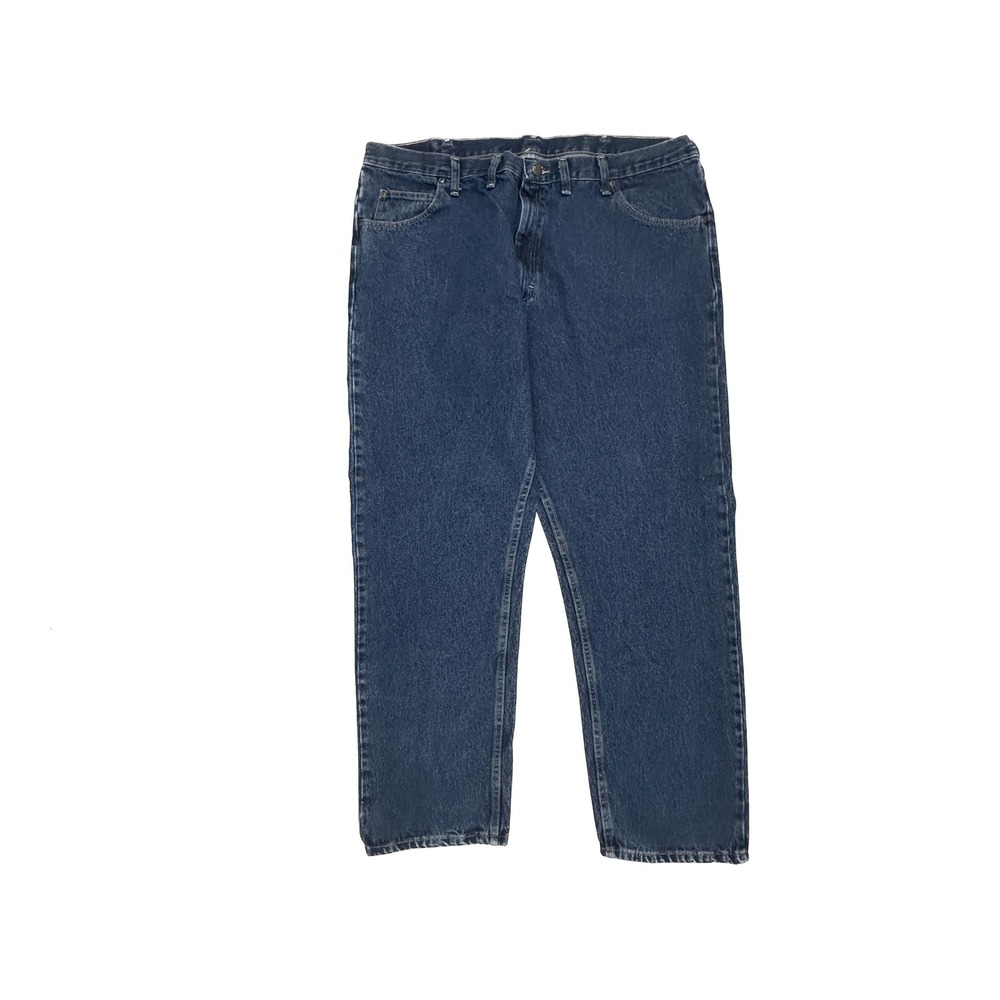 Wrangler Jeans‎ Mens 44x32 Dark Blue Premium Quality Straight Leg 9760WDR